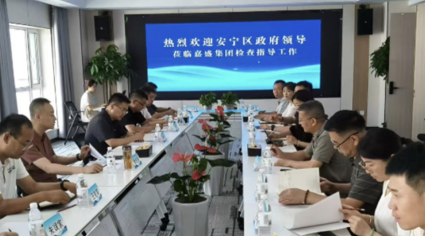 政企同心促成长 深耕主业强发展——安宁区政府领导调研嘉盛兰州文化中心项目